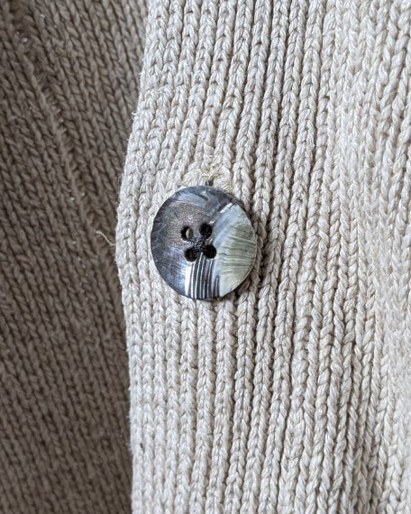 "SHIRIN GUILD" linen x silk cardigan