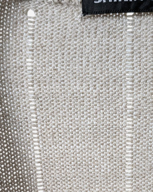 "SHIRIN GUILD" linen x silk cardigan