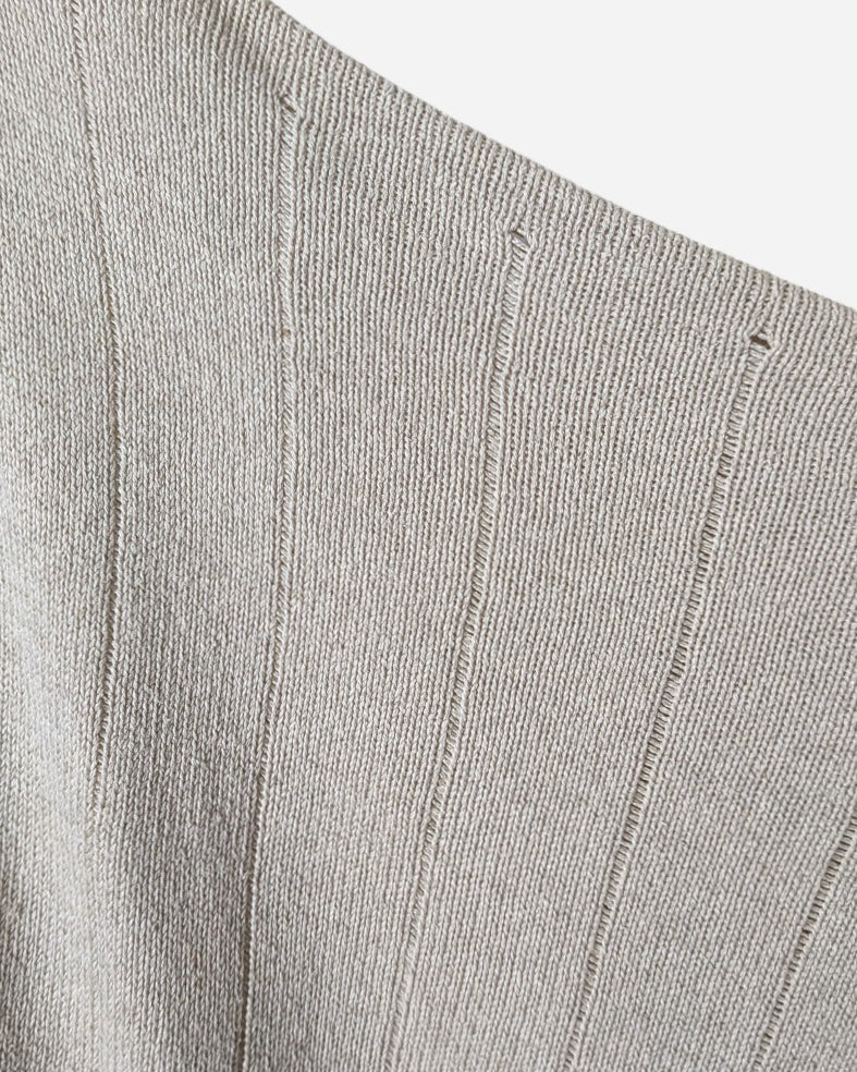 "SHIRIN GUILD" linen x silk cardigan