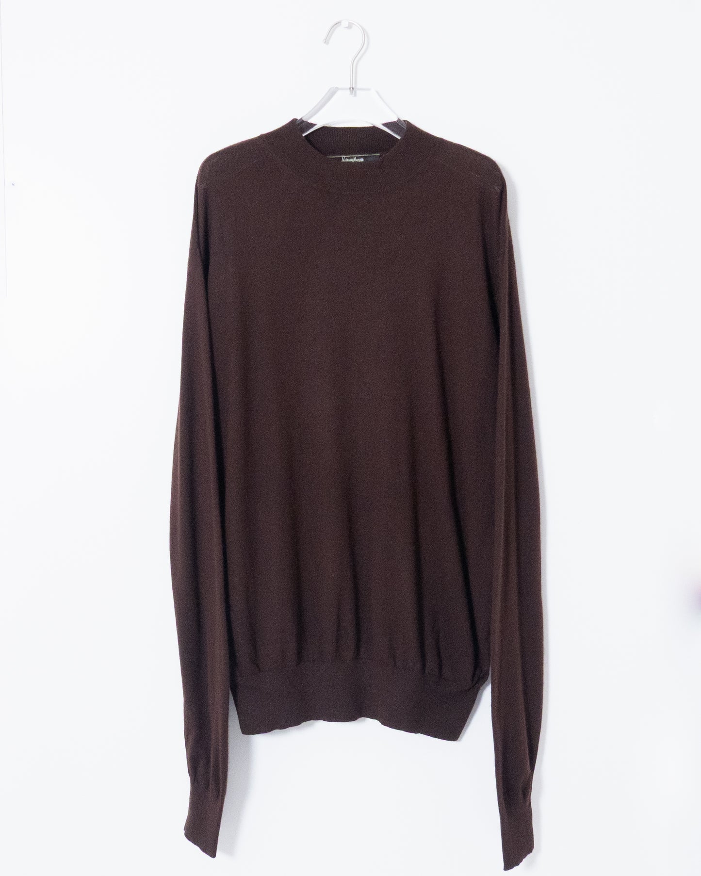 'Neiman Marcus' mock neck knit